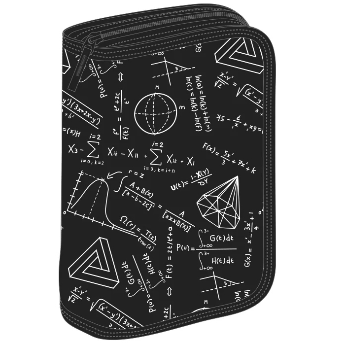 Penar Echipat 23 Piese 1 Fermoar 2 Extensii Matematica Negru Pigna