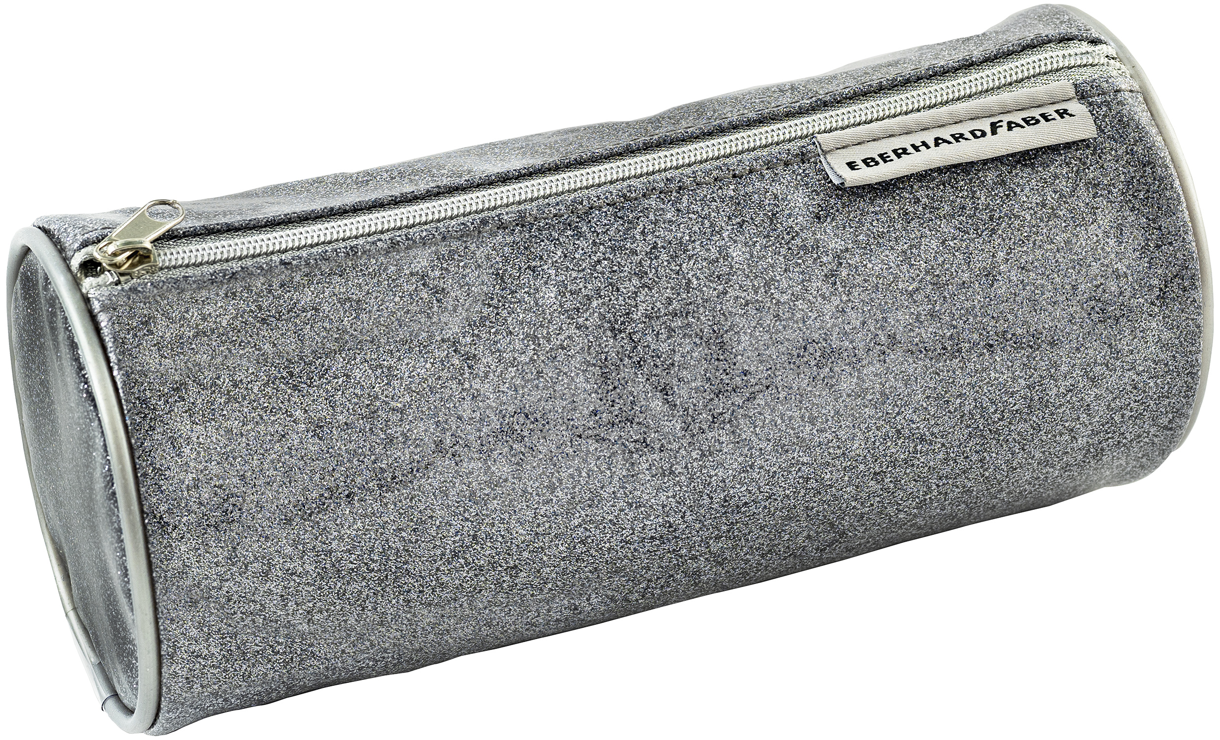 Penar Etui Tubular Jumbo Glitter Gri Eberhard Faber