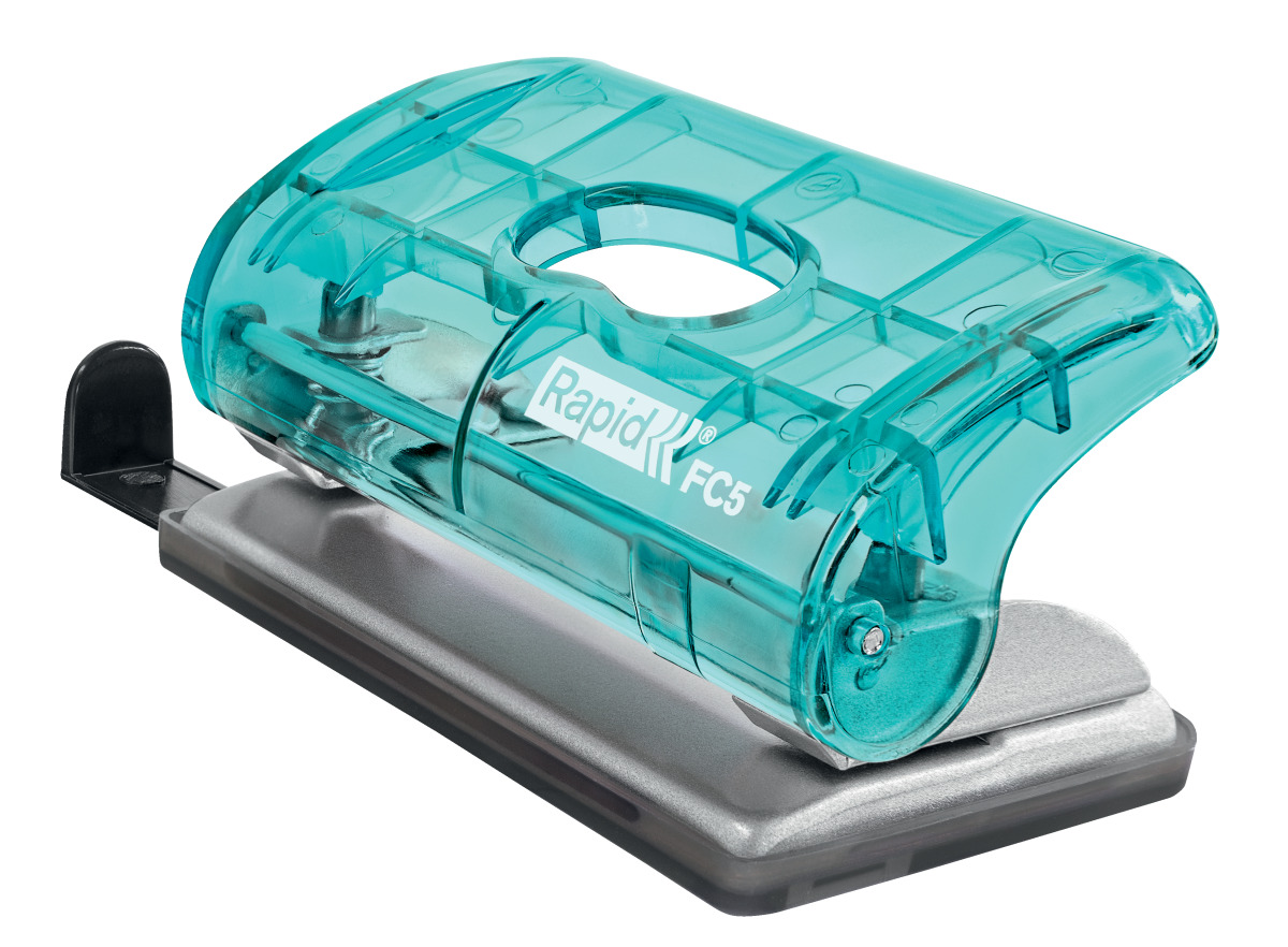 Perforator 10 Coli Model FC5 Colour Ice Albastru Rapid
