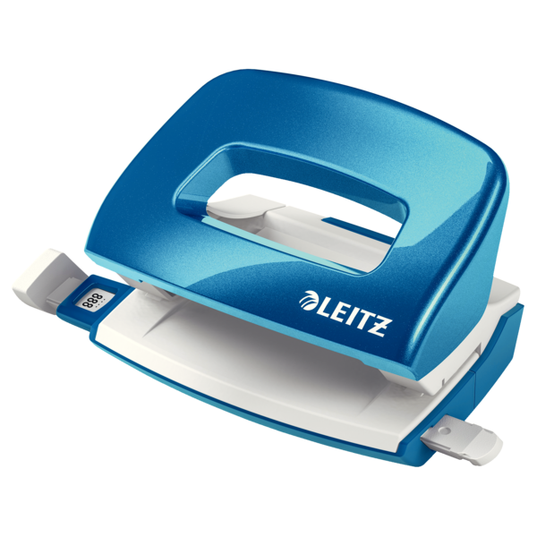 Perforator 10 Coli Model Mini 5060 Albastru Wow Leitz