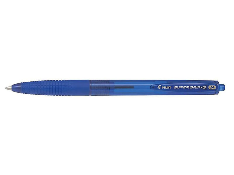 Pix Cu Mecanism 1MM Supergrip Retractabil Albastru Pilot