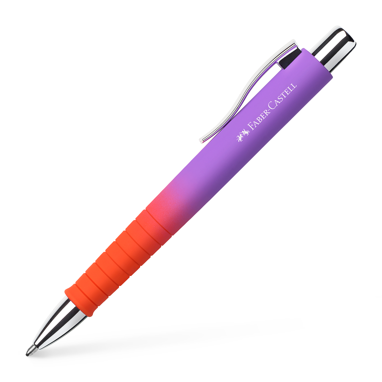 Pix Cu Mecanism Flow Violet-portocaliu Poly Ball Xb Faber-castell
