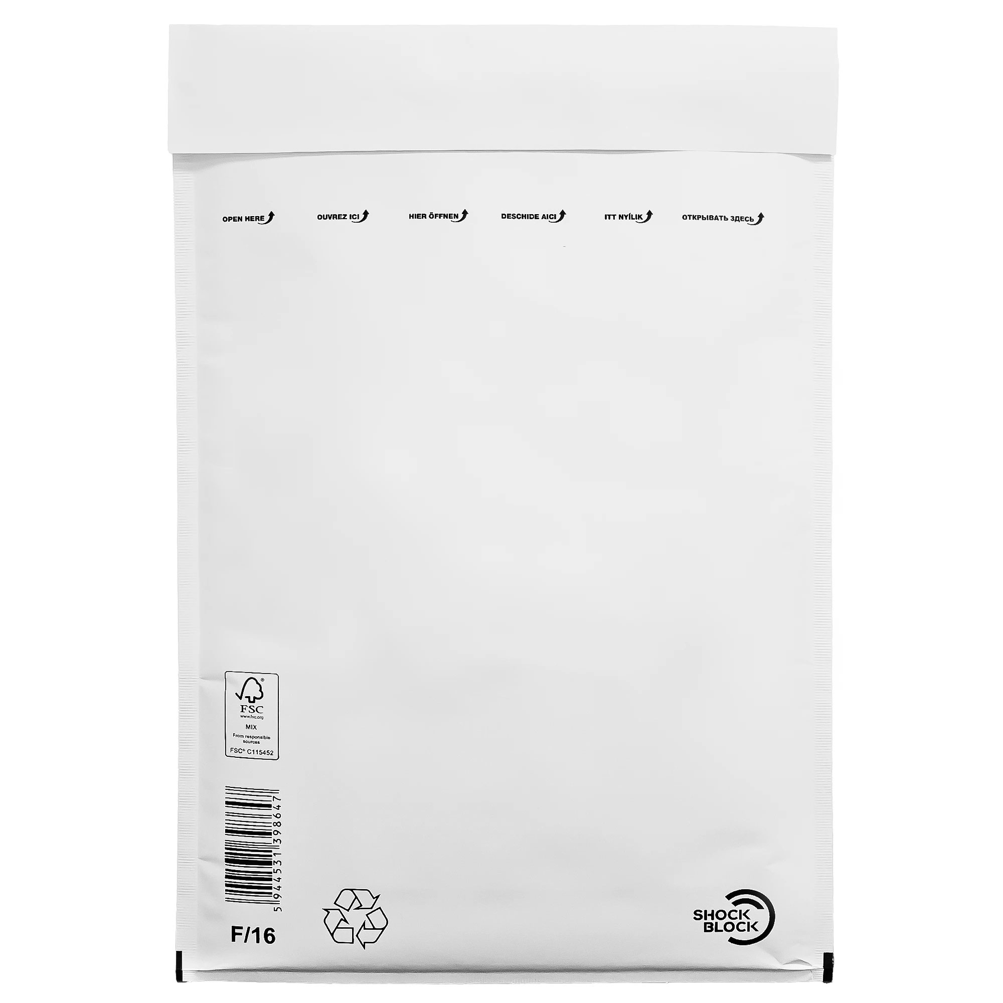 Plic Perna Aer F/16 EXT-240*350MM/INT-220*340MM Alb 100/C Gpv