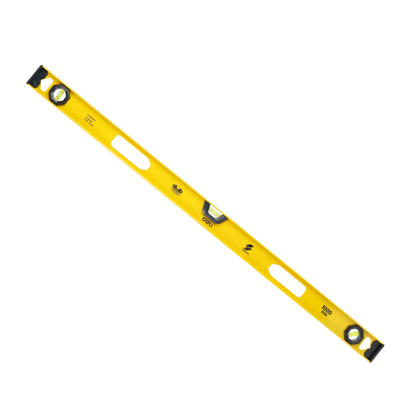 Rechizite Școlare - Poloboc metal 100 cm 3 bule acuratete 1mm galben deli