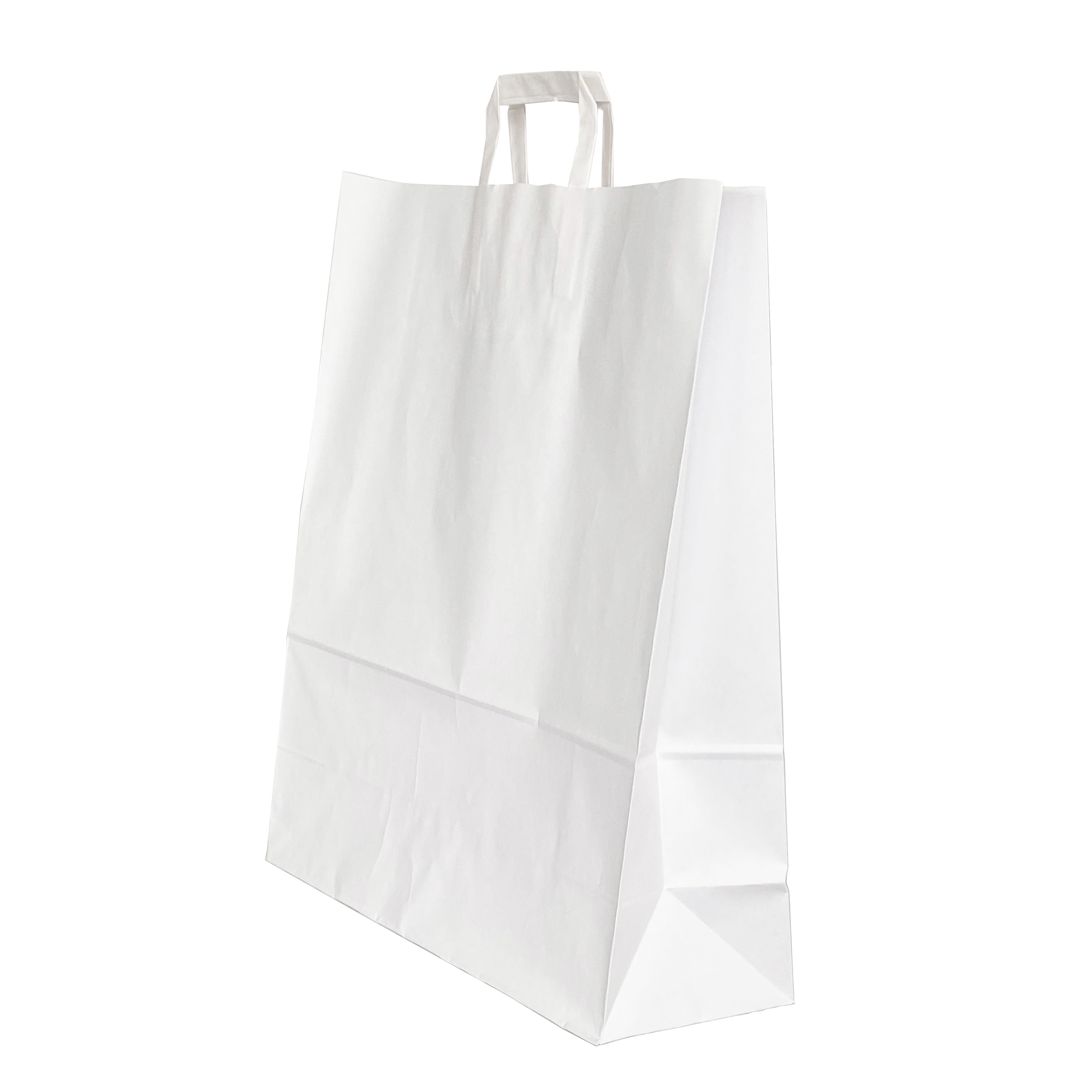 Punga Hartie Maner Lat 45 X 17 X 48 Cm Alb/Alb Papiroti