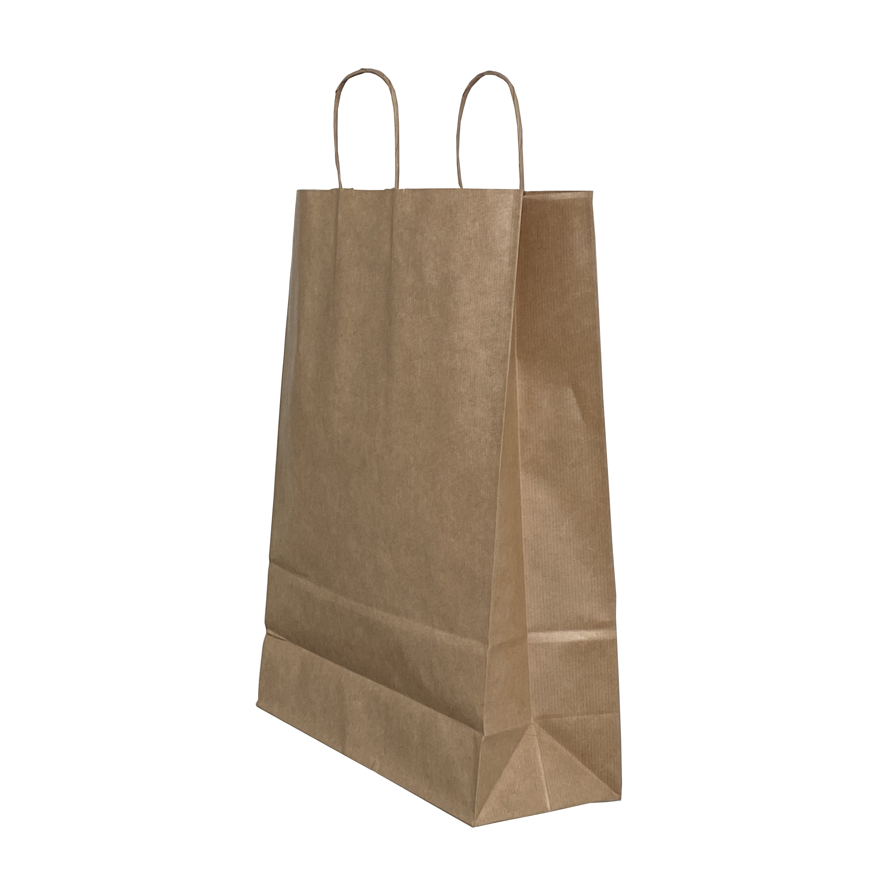 Punga Hartie Maner Rasucit 26 X 12 X 35 Cm Maro/Maro Papiroti