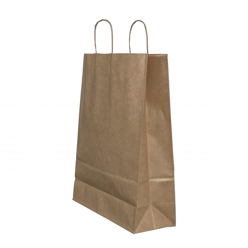 Punga Hartie Maner Rasucit 45 X 17 X 48 Cm Maro/Maro Papiroti