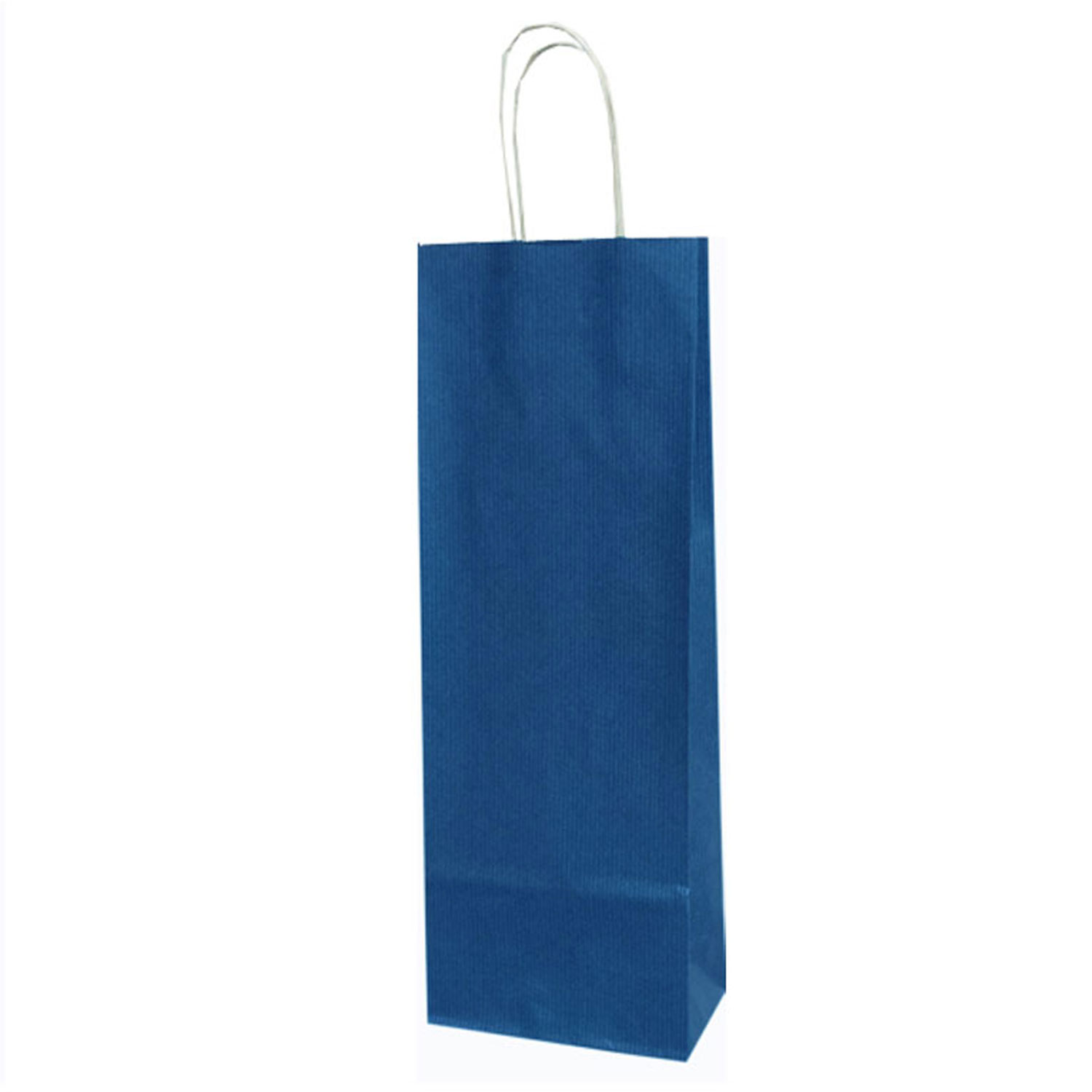 Punga Hartie Sticle Maner Rasucit 14 X 8 X 39 Cm Albastru/Alb Papiroti