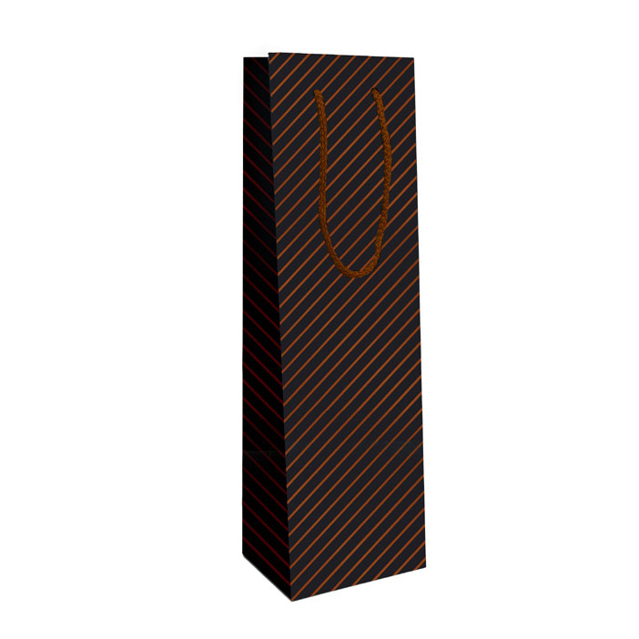 Pungi Cadou Sticla Classic Stripe 120 X 90 X 390 Mm Rotolux