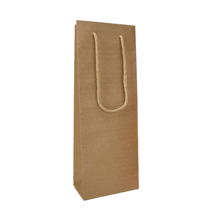 Pungi Cadou Sticla Maro Kraft 120 X 90 X 390 Mm Rotolux