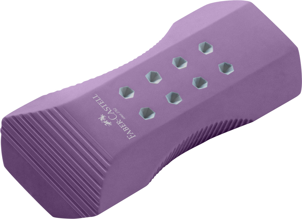 Radiera Rollon Sparkle Rose-turcoaz-violet Faber-castell