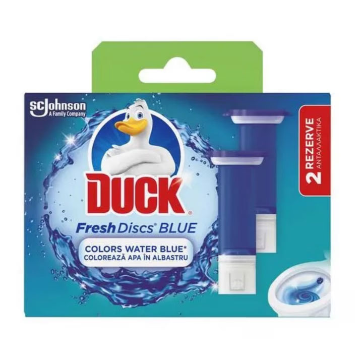 Rezerva Odorizant Gel Toaleta Duck Fresh Discs 2X36ML/Cutie