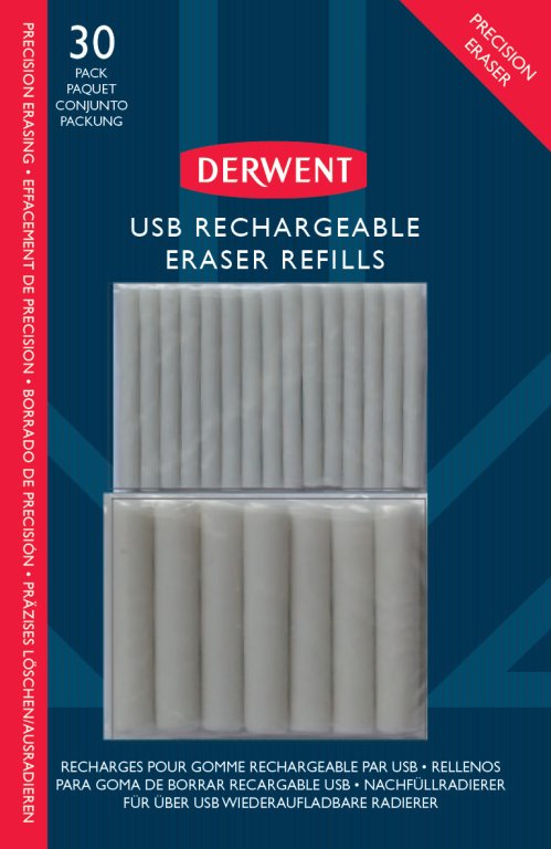 Rezerva Pentru Radiera Electrica Reincarcabila 30/Set Derwent