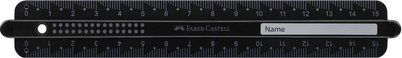Rigla 15cm dots faber-castell [4]
