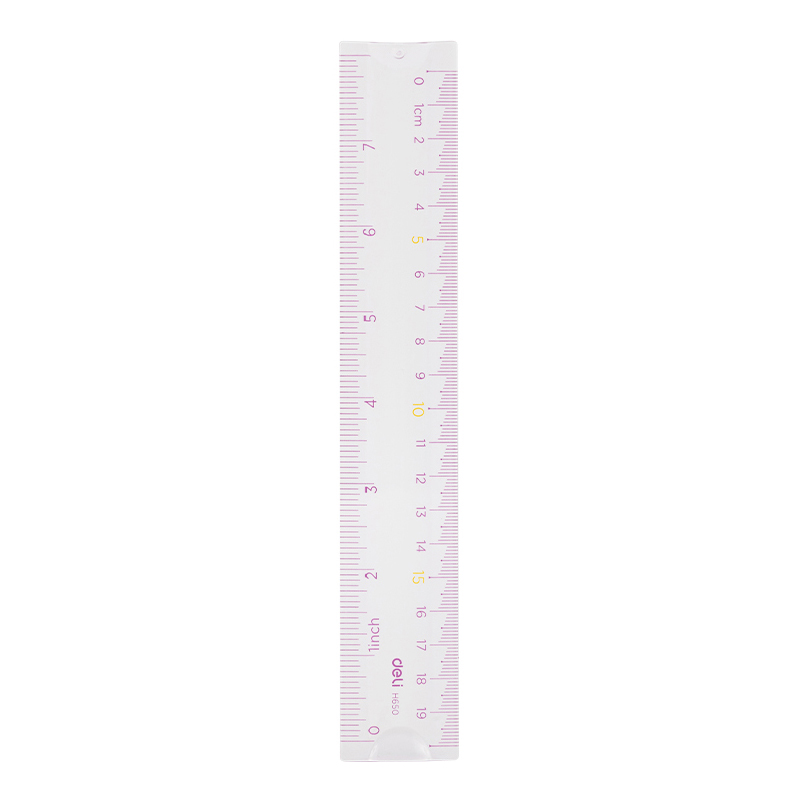 Rigla 20cm multicolora flexibila deli [1]