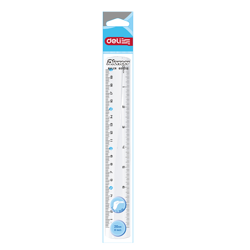 Rigla 20cm transparenta deli [1]
