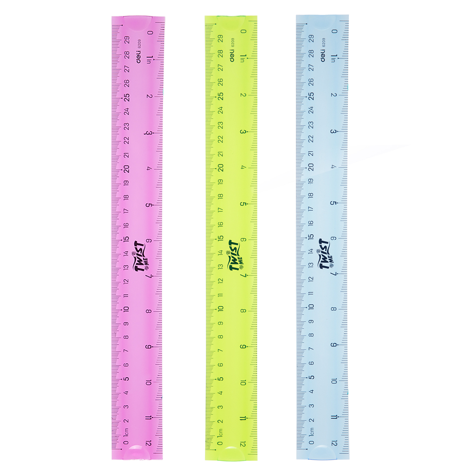Rigla 30cm flexibila color deli [1]