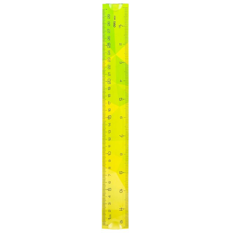 Rigla 30cm multicolora flexibila deli [2]