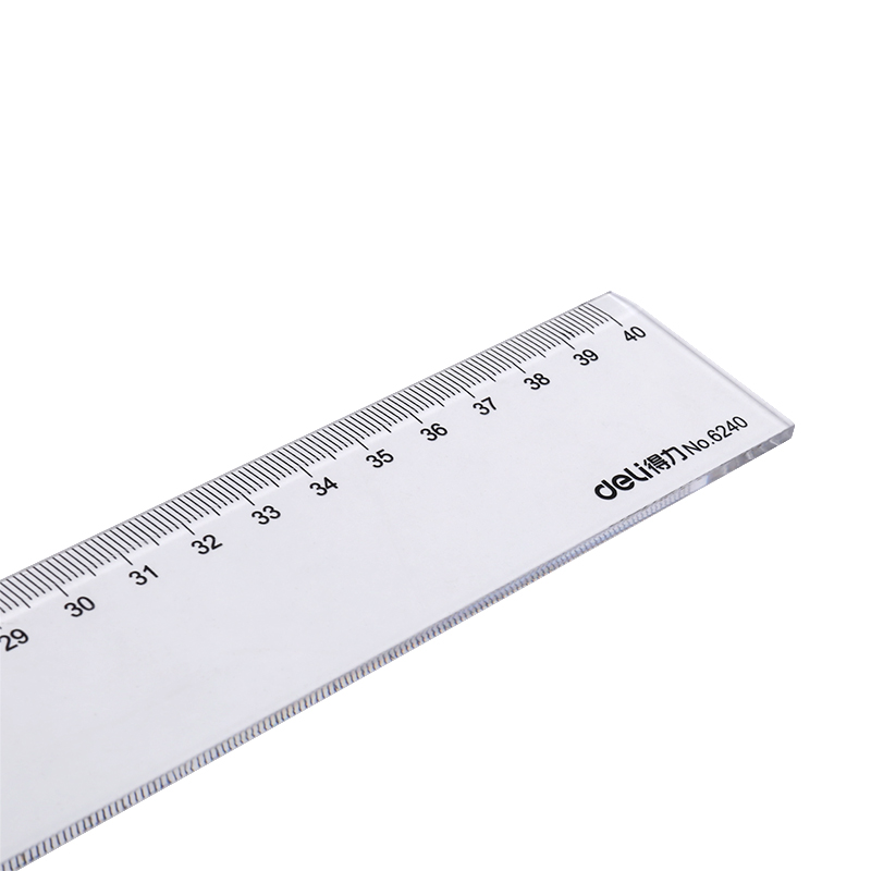 Rigla 40cm transparenta deli [4]