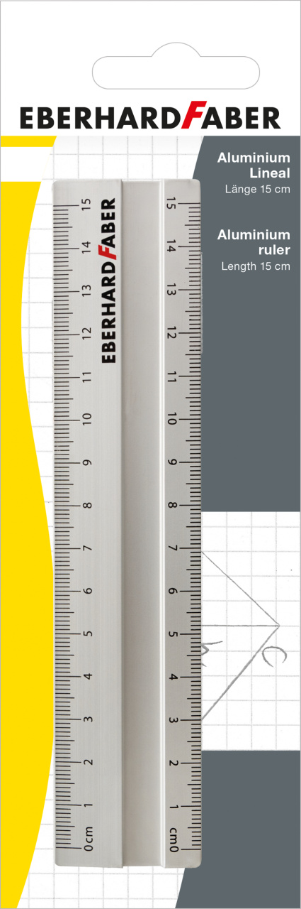Rigla Aluminiu 15 Cm Eberhard Faber