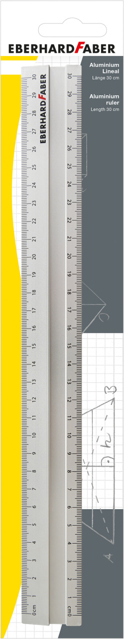 Rigla Aluminiu 30 Cm Eberhard Faber