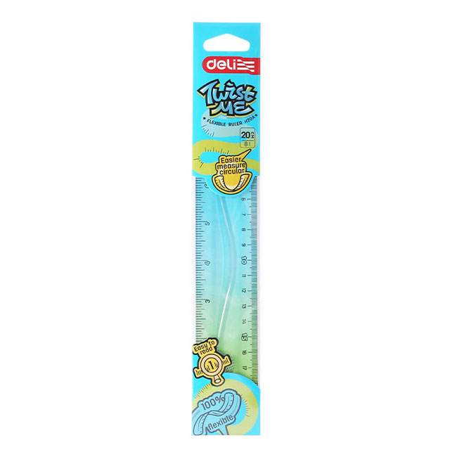 Rigla Flexibila 20 Cm Twist Me Color Deli