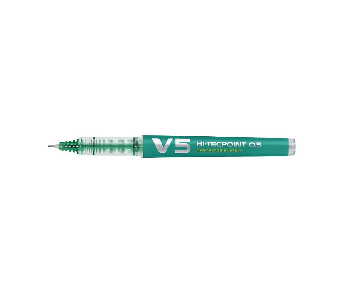 Roller 0.5MM V5 Verde Hi-tecpoint Pilot