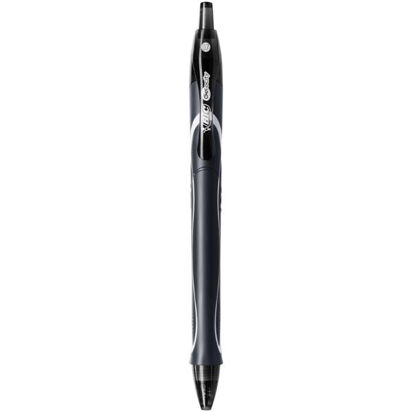 Roller 0.7 Mm Semi-gel Cu Mecanism Negru Quick-dry Bic
