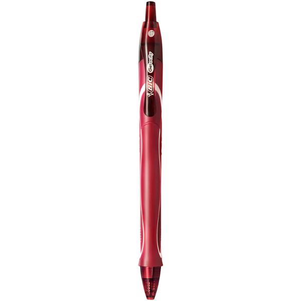 Roller 0.7 Mm Semi-gel Cu Mecanism Rosu Quick-dry Bic