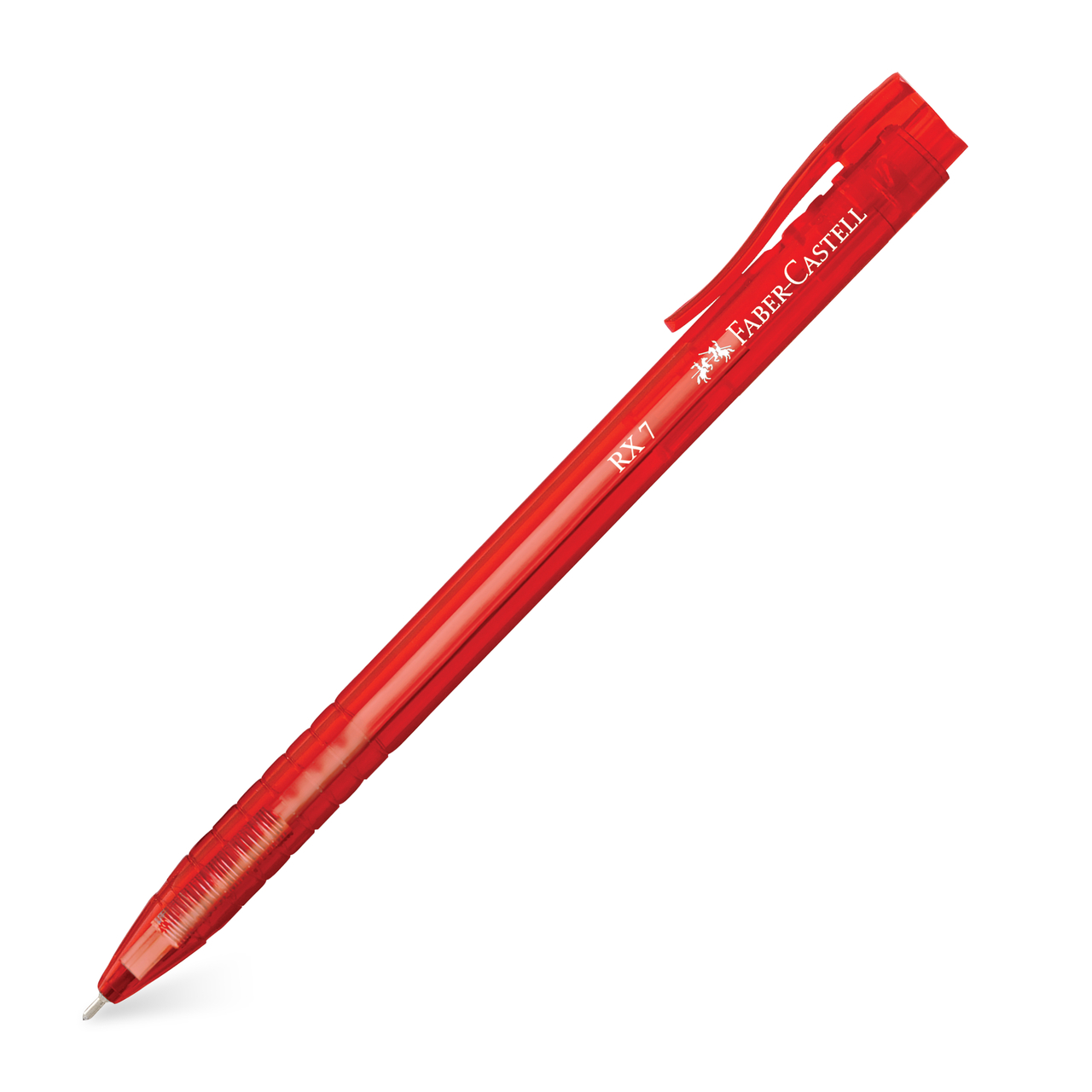 Roller 0.7MM Semi-gel Cu Mecanism Rosu RX7 Faber-castell