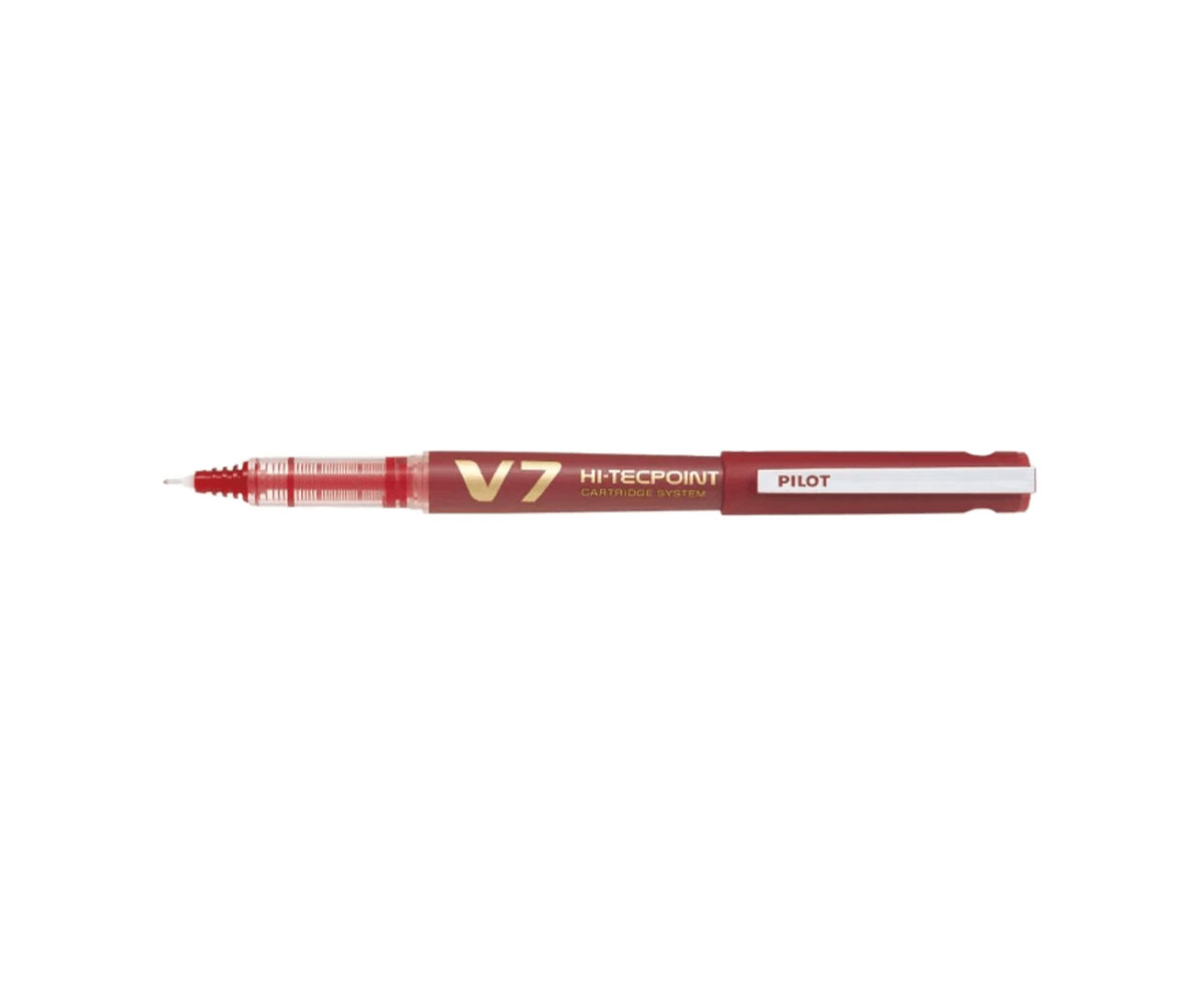 Roller 0.7MM V7 Rosu Hi-tecpoint Pilot