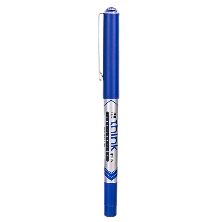 Roller Free Ink 0.7MM Albastru Think Deli