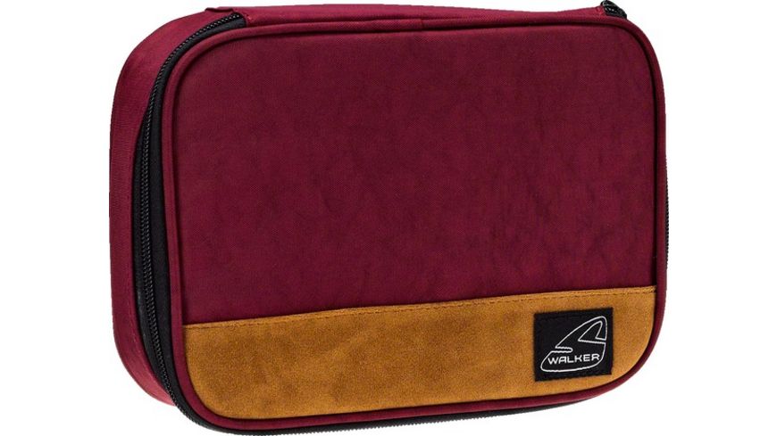 Rucsac dark red + penar crinkle walker [1]