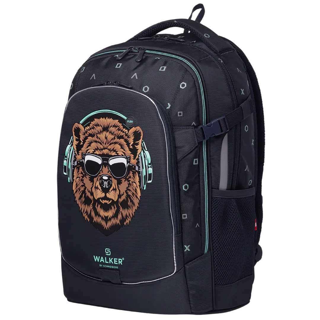 Schneiders Rucsac Fame Bear Buddy Gri Inchis Walker