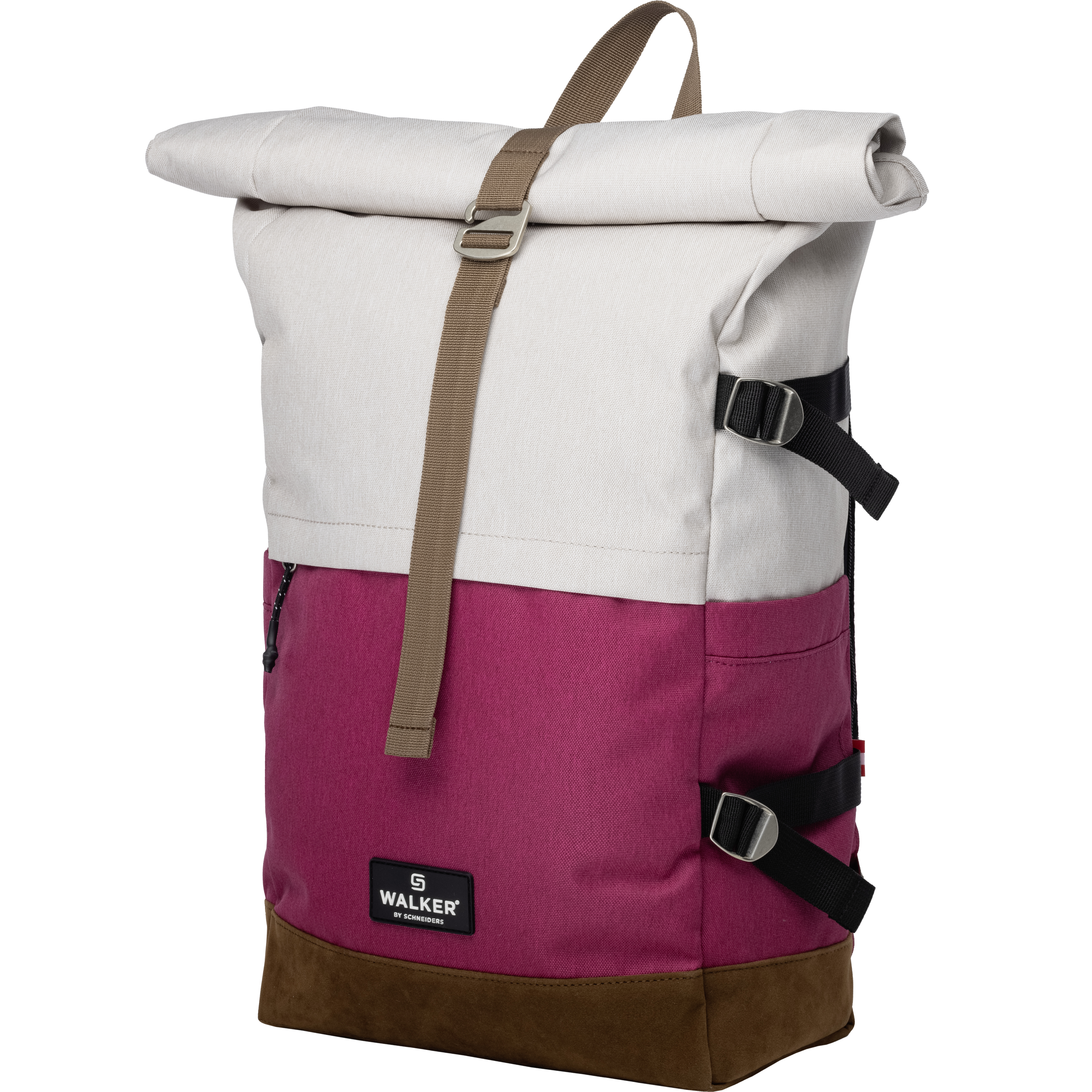 Schneiders Rucsac Rollup Bicolor Crem Popcorn-roz Magenta Walker