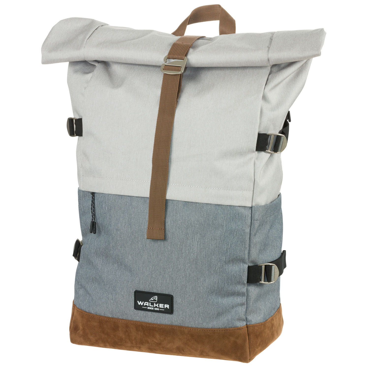 Schneiders Rucsac Rollup Bicolor Gri Deschis-gri Walker
