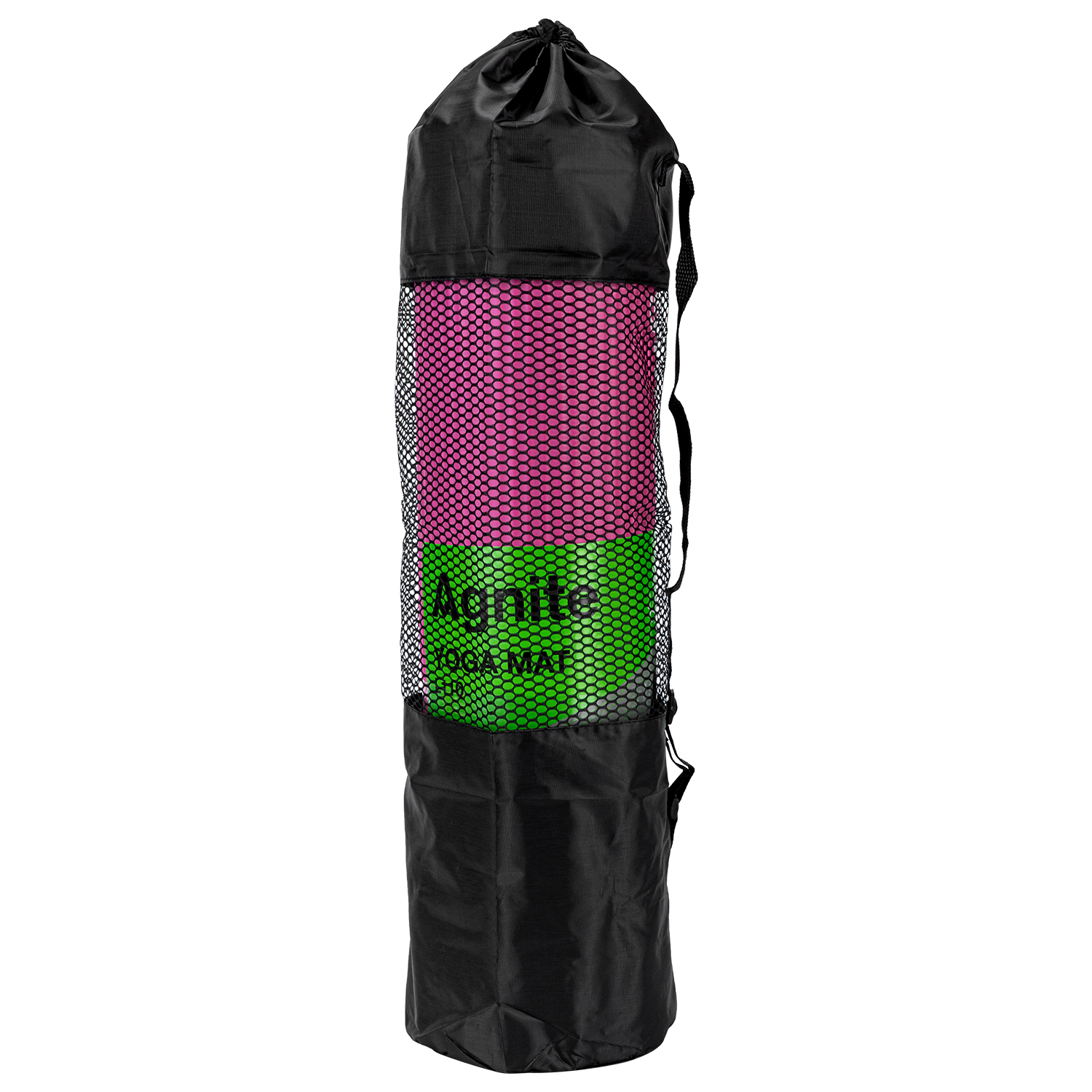 Saltea yoga 183*61*1 cm + husa transport agnite roz deli [2]