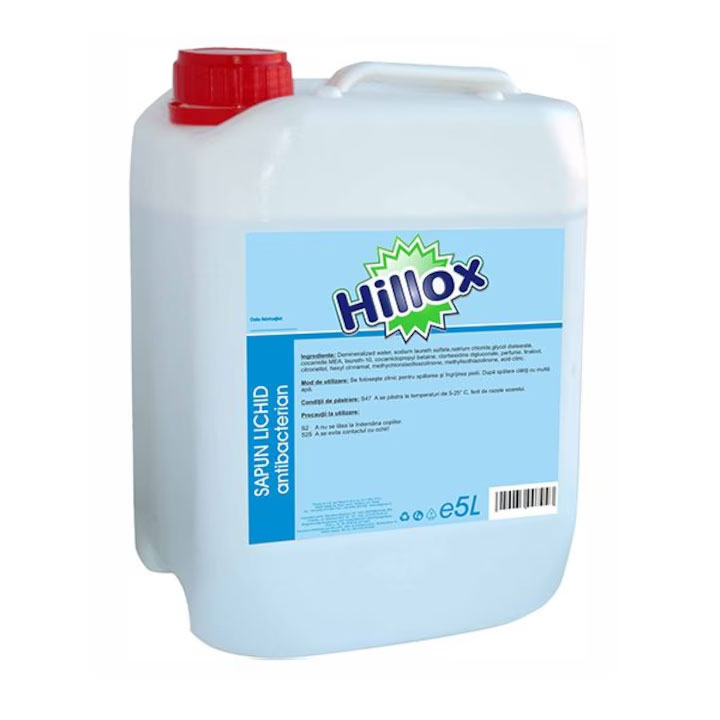 Sapun lichid 5l antibacterian hillox