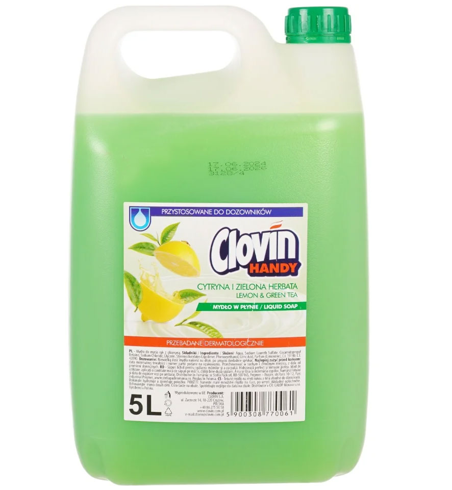 Sapun lichid 5l ceai verde si lamaie clovin