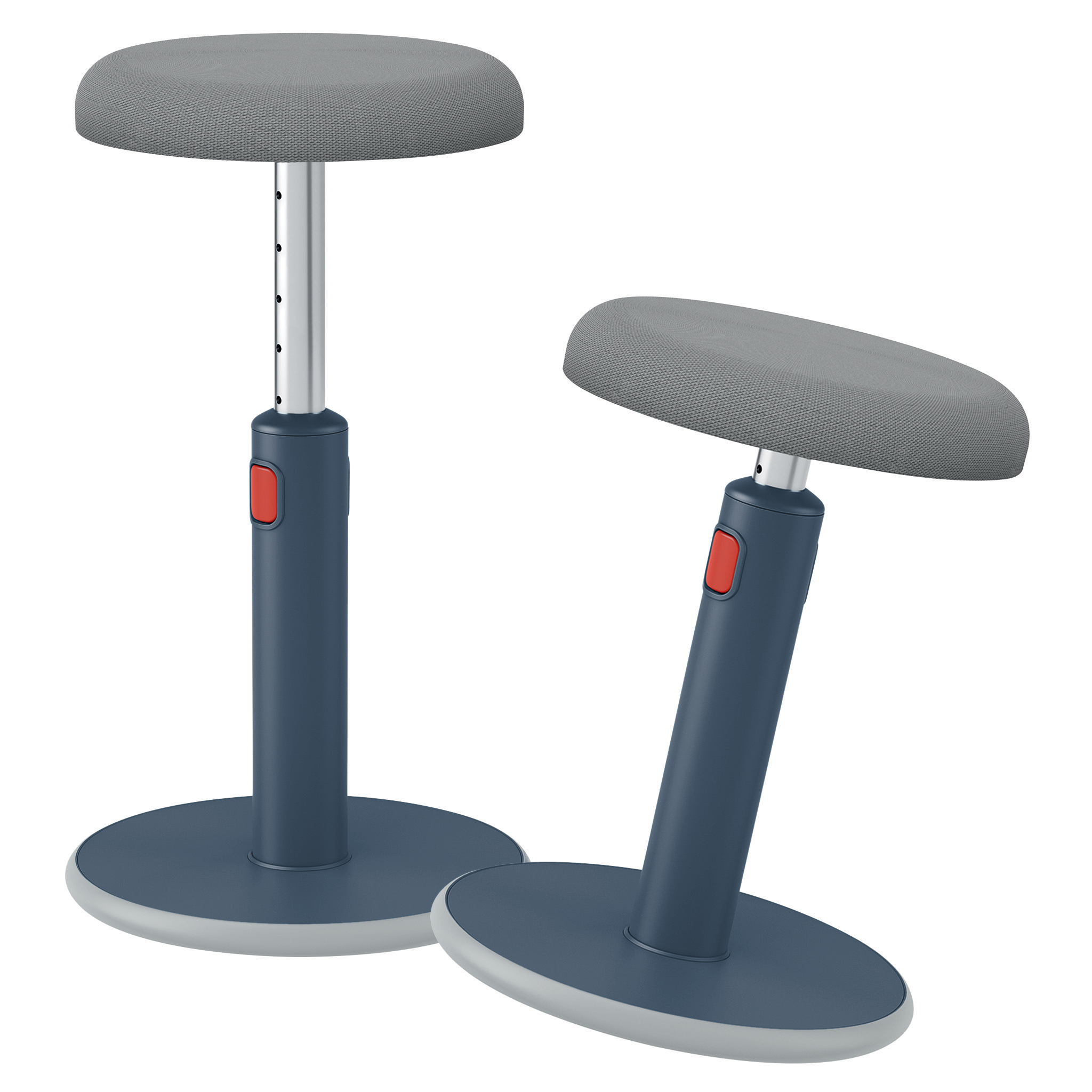 Scaun Ergonomic Pt Pozitie Sezut/In Picioare Gri Antracit Leitz