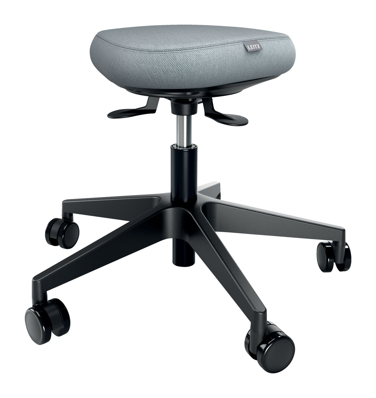 Scaun Ergonomic Pentru Pozitie Sezut/In Picioare Mobil Negru Leitz