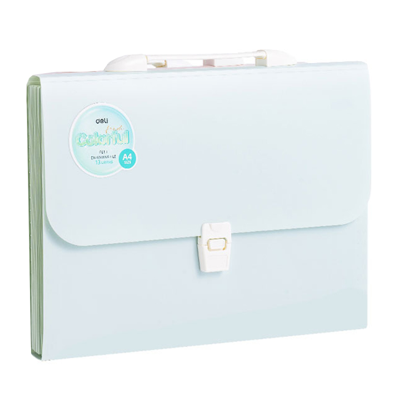 Servieta Plastic Cu Maner 13 Compartimente Diverse Culori Macarons Deli