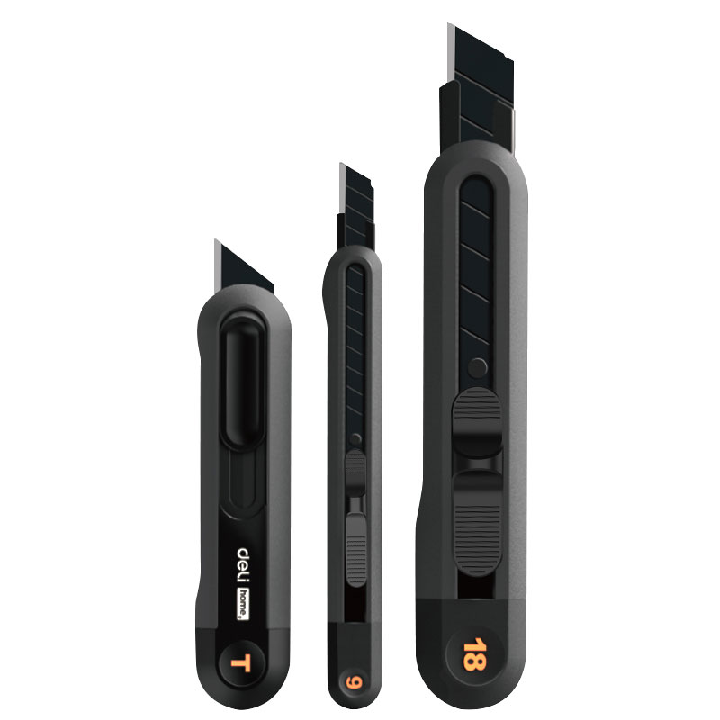 Set 3 cuttere negre home series deli [1]