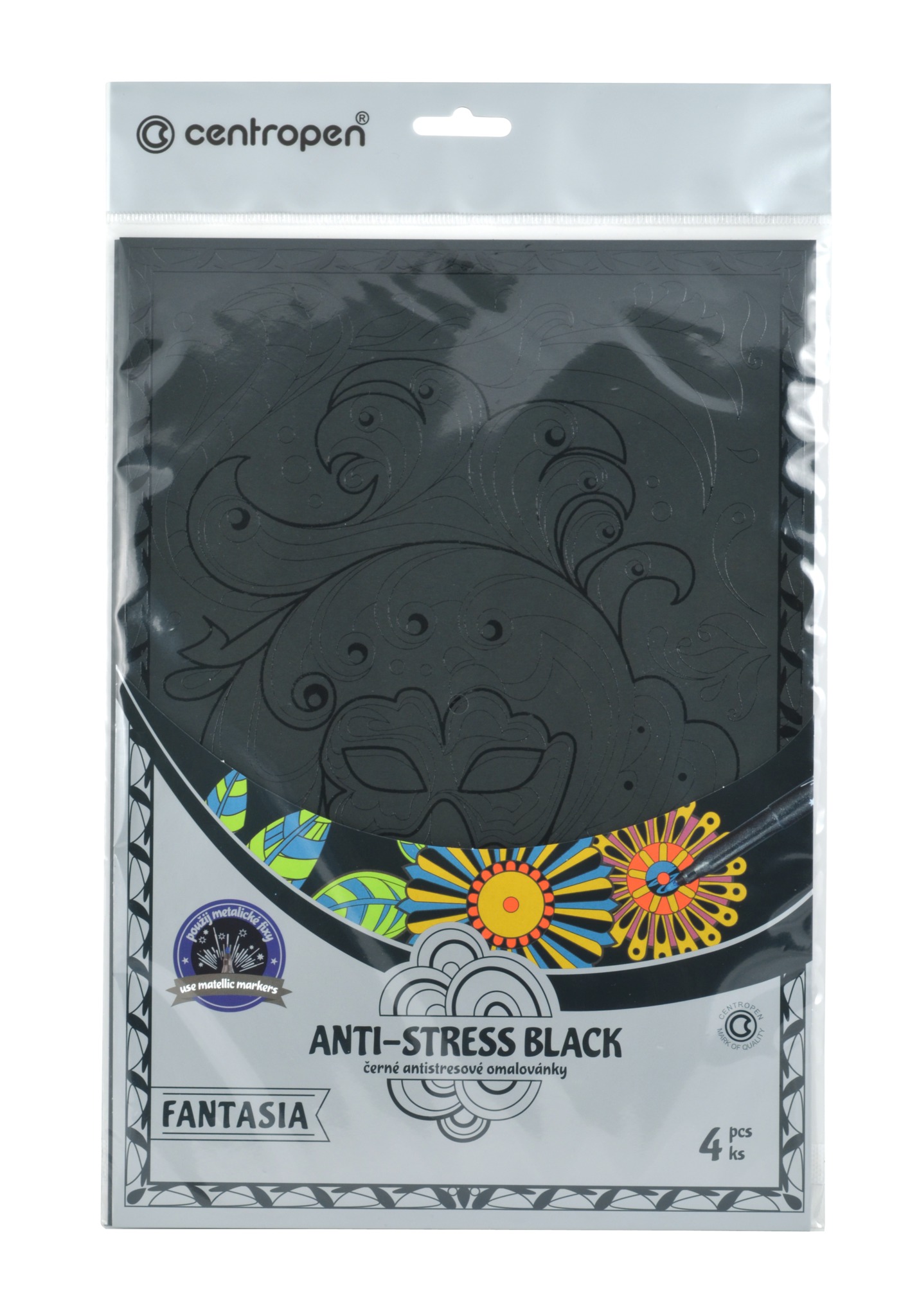 Set Coli Desen Anti-stress Fantasya 4/Set Centropen
