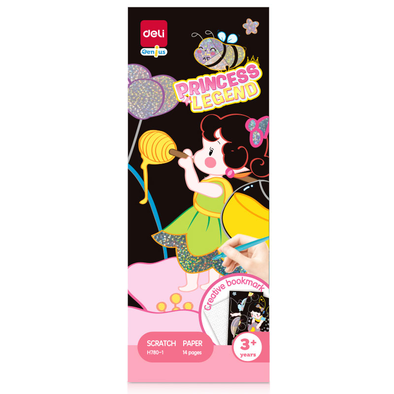 Set creativ 14 semne de carte carton razuibil printese deli