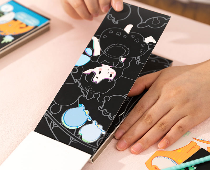 Set creativ 14 semne de carte carton razuibil printese deli [3]