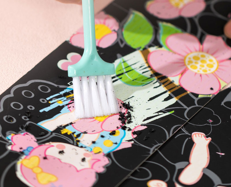 Set creativ 14 semne de carte carton razuibil printese deli [4]