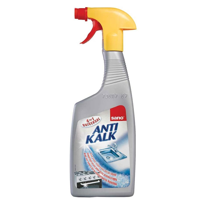 Solutie Anticalcar Universala 4IN1 Cu Pulverizator 500ML Sano