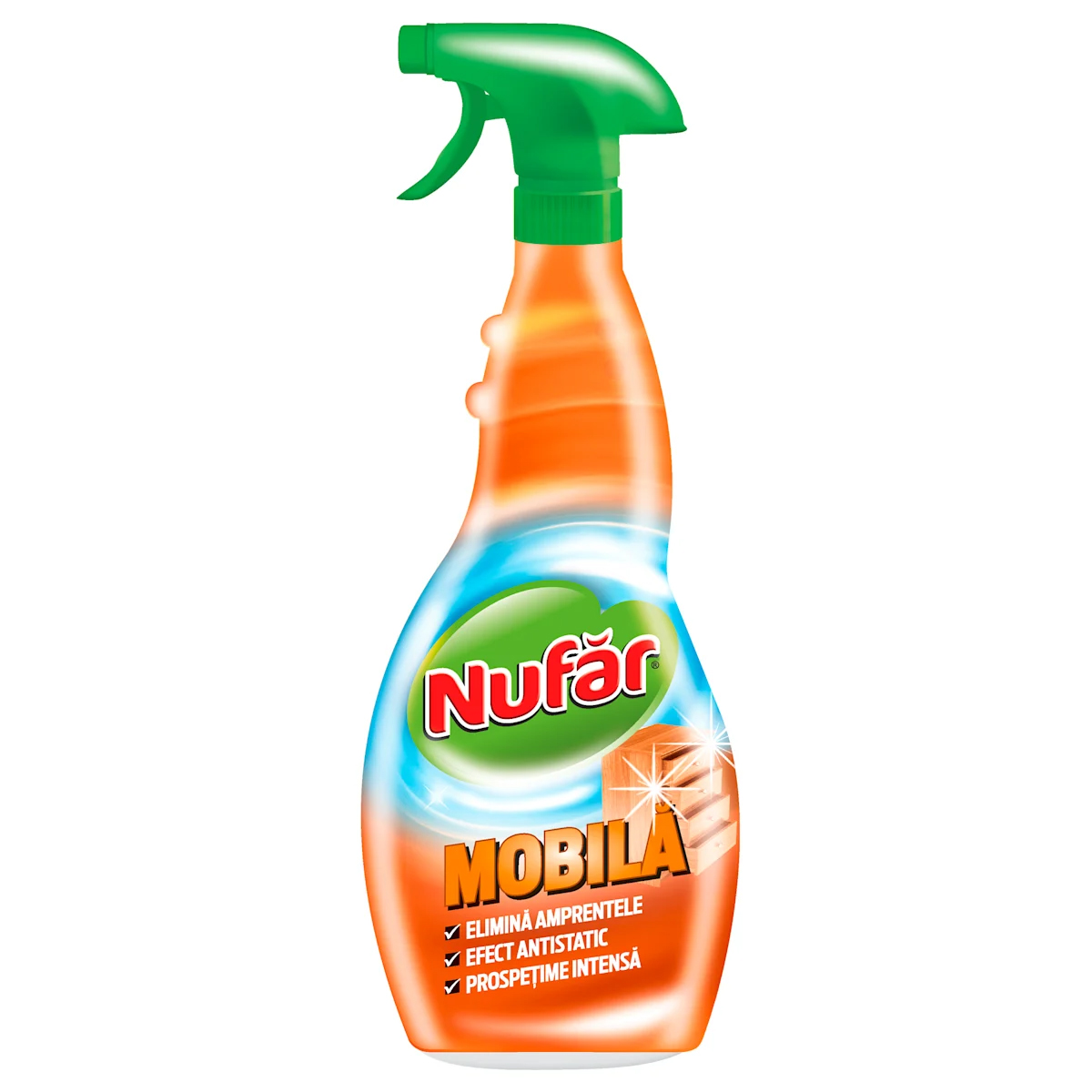 Solutie De Curatat Mobila 500ML Nufar Farmec