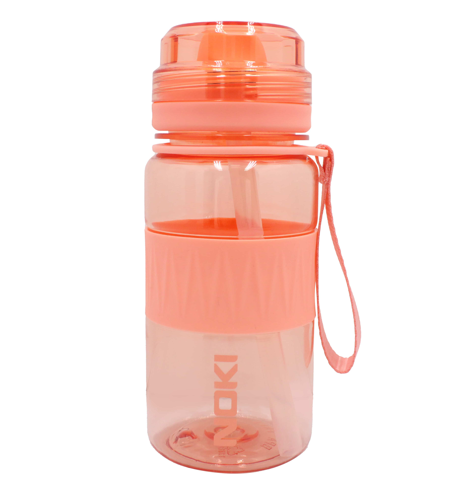 Sticla apa pt copii tritan 400ml cu pai si curea transport t-0113 noki [1]